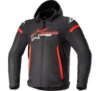 Alpinestars Zaca Waterproof Motorcycle Jacket Black Orange White