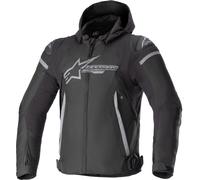 Alpinestars Zaca waterproof Motorcycle Textile Jacket, black-grey, size L for Men
