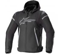Alpinestars Zaca waterproof Motorcycle Textile Jacket, black-grey, size XL