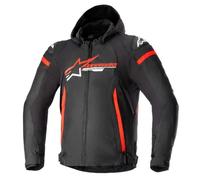 Alpinestars Zaca WP Waterproof Motorcycle Motorbike Jacket Black Red White