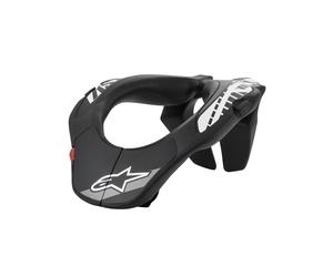 ALPINESTARSYOUTH NECK SUPPORT BLACK WHITE ONE SIZE MX MOTOCROSS