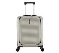 ALPINI Case B-Pilot-R 8 Wheeled Cabin Suitcase, Compatible for PC, Champagne (Gold), cabine 54x40x20cm -37L-2.9KG, INOVA