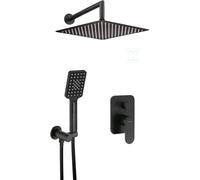 Alpinia Concealed Set, Nero, NAC_N9LP Shower Head
