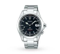 Seiko Mens Prospex Alpinist Automatic Black Dial Stainless Steel Bracelet Watch SPB117J1