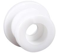 Alpinleux 1 Pcs Practical Shifter Cable Bushing, 0.4"×0.56", White