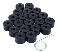 Alpinleux 20 Pcs Black Wheel Lug Nut Covers, Lug Nut Caps, 17MM Tire Bolt Caps Compatible with VW, for Beetle, for Passat, for Jetta, for CC, for GTI