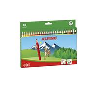 Alpino Colored Pencils 30 Units | Colored Pencils for Children | Drawing and Coloring with Vivid and Bright Colors | School Supplies | Pencil Case