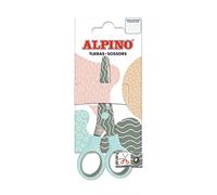 Alpino Pastel Scissors | Ideal for School Use and Crafts | Pastel Colour Scissors with Original Shapes