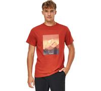 Alpinus Active Drefekal T-Shirt Mens Soft Lightweight Quick-Drying Orange