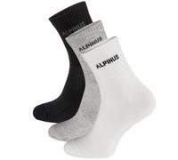 Alpinus Alpamayo Socks Colour - 3 Pairs - White / Black / Grey