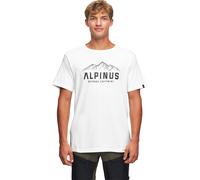 Alpinus Mountains Active T-Shirt Mens Hiking Top Soft Lightweight White