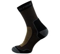 Alpinus Sveg Socks Trekking Unisex Reinforced Warm Merino Wool Brown-Black