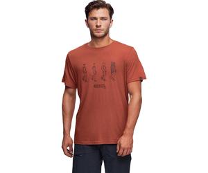 Alpinus Tactical Four Seasons T-Shirt Mens Soft Lightweight Orange