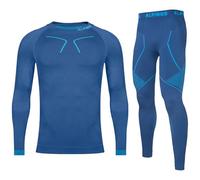 alpinus Thermal Inner Set Model Thermoactive Underwear Tactical Base Layer Set M GT43885 Blue