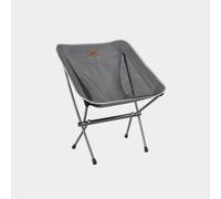 Alpkit Vagabond chair packs down small & easily fits into packed car boots in Grey Alpkit Grey