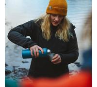 Alpkit Women's Jura Mountain Smock Pile fleece-lined windproof smock jacket in Black | Size: 18 Alpkit Black 18