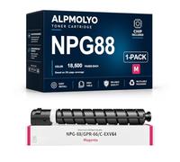 ALPMOLYO NPG88 High Yield Compatible Toner Cartridge Replacement for NPG-88 GPR66 EXV64, Fits Canon C3926 C3930 C3935 3326 3322L, 4 Pack Black Cyan Magenta Yellow,Red