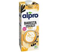 Alpro Barista Oat Drink, Gluten Free, Plant-Based, Great in Coffee, Liquid Form, 1L, pack 8