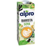 Alpro Barista Soya Drink, Plant-Based with Calcium, Fabulously Foamable, Liquid, 1L, 8 Pack