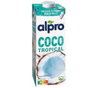 Alpro Coco Tropical Coconut Drink with Rice, Dairy-Free, Liquid Form, 1L, Pack 8