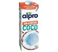 Alpro Coconut Drink, No Added Sugar, Dairy-Free, with Calcium and Vitamins, Liquid, 1L, pack 8