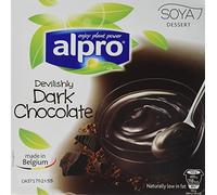 Alpro Dark Chocolate Dessert 4 x 125 g (Pack of 6)