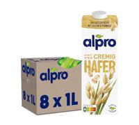 Alpro Haferdrink Original Natural Vegetable Drink Vegan 8x1L
