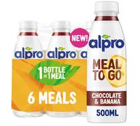 Alpro Meal To Go Chocolate Banana Flavour, Ready-To-Drink Meal Replacement Drink,