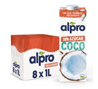 Alpro No Sugars Coconut 8 x 1L