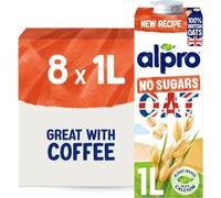 Alpro Oat No Sugars Long Life Drink 8 x 1L