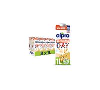 Alpro Oat No Sugars Plant-Based Long Life Drink, Vegan & Dairy Free, 1L (Pack of 8)