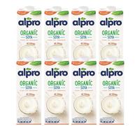 Alpro Organic Soya Drink 8x1L