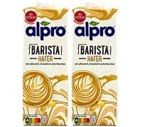 Alpro - Pack of 2 Barista oat drink 1 litre - Oat oat drink 100% plant-based for frothing coffee, shakes and smoothies