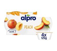 Alpro Peach Yogurt Alternative 4X125gr x 5 Pack