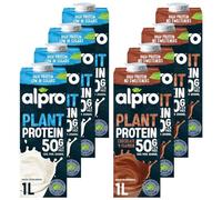 Alpro Protein Mixed Bundle Pack of 8 x 1L