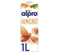 Alpro Roasted Unsweetened 1 Litre, Almond (Pack of 8)