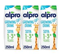 Alpro Soya Growing-Up Plant-Based Long Life Drink, Vegan and Dairy Free, 3 x 250 ml (Pack of 5), Packaging may vary
