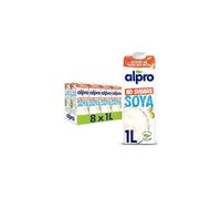 Alpro Soya No Sugars Plant-Based Long Life Drink, Vegan & Dairy Free, 1L (Pack of 8)