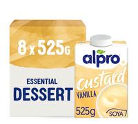 Alpro Vanilla SOYA Plant-Based Long Life Alternative to Custard, Vegan & Dairy Free, 525g (Pack of 8)