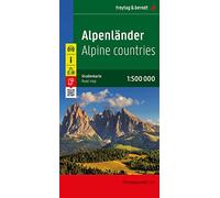 Alps f&b r/v (+r) (AU+SI+IT+CH+FR): Wegenkaart 1:500 000