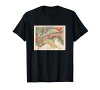 Alps Geology Map T-Shirt