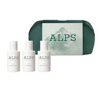 ALPS Joy Essential Kit - Travel Set 3 x 100ml with Body Wash, Body Lotion & Shampoo - Vegan Eco-Friendly Body Care Kit Made in Italy with JOY Fragrance Inspired by the Alps