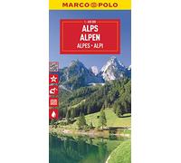 Alps Marco Polo Map: 1:650000 (Marco Polo Maps): Marco Polo Highlights