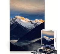 Alps Mountains Nature 1000 Pieces Jigsaws Adults Puzzles Logic Practice Pleasant Leisure Clean Edges Perfect Present (38x26cm)