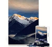 Alps Mountains Nature Hard Jigsaw Puzzle for Adults 1000 Pieces Memory Enhance Time Well Spent Neat Edges (50x75cm)