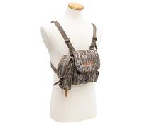 ALPS OutdoorZ Vantage Binocular Harness Featuring Non-Metallic Secure Fit Straps, Removable Box Call Pocket, Side Mesh Pockets, and Attachment System, Mossy Oak Bottomland