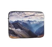 Alps Panorama Laptop Case 15 inch, TSA Laptop Sleeve Shockproof Protective Notebook Case Water Resistant Computer Carrying Cover Briefcase Handbags Men Women Computer Bag