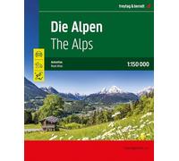 Alps road atlas: Autoatlas mit Spiralbindung
