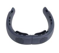 ALQSIM Portable Neck Fan, USB Rechargeable Wearable Personal Fan ° Cooling, LED Display 3 Speeds Bladeless Fan Super Quiet Neck Air Conditioner Birthday Gifts for Men Women Mom Dad