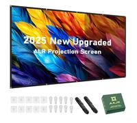 ALR 4K 16:9 HD Projection Screen, Anti-Wrinkle Foldable Portable Projector Screen for Home Cinema, Outdoor and Indoor, Double-Sided Projection (120 Inch Pro)